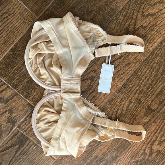 Elomi Beige Embroidered Bra - Picture 4 of 4